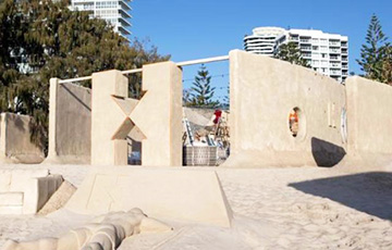 В Австралии открылся первый в мире отель из песка