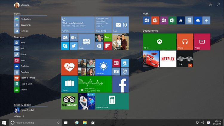 8  Windows 10,     
