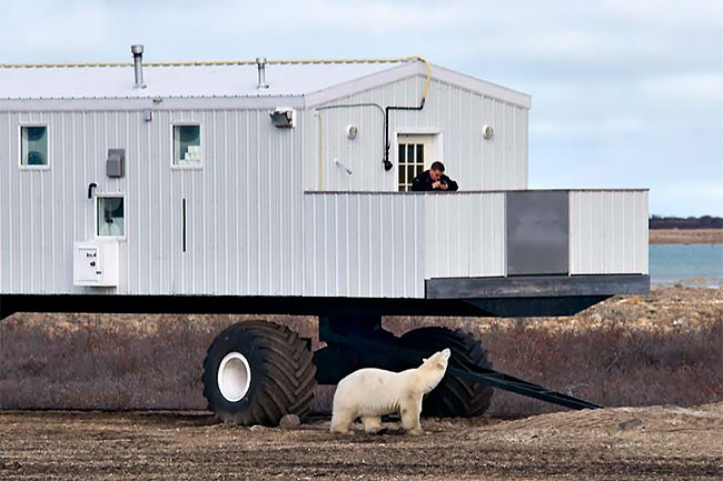 Первый арктический отель на колесах