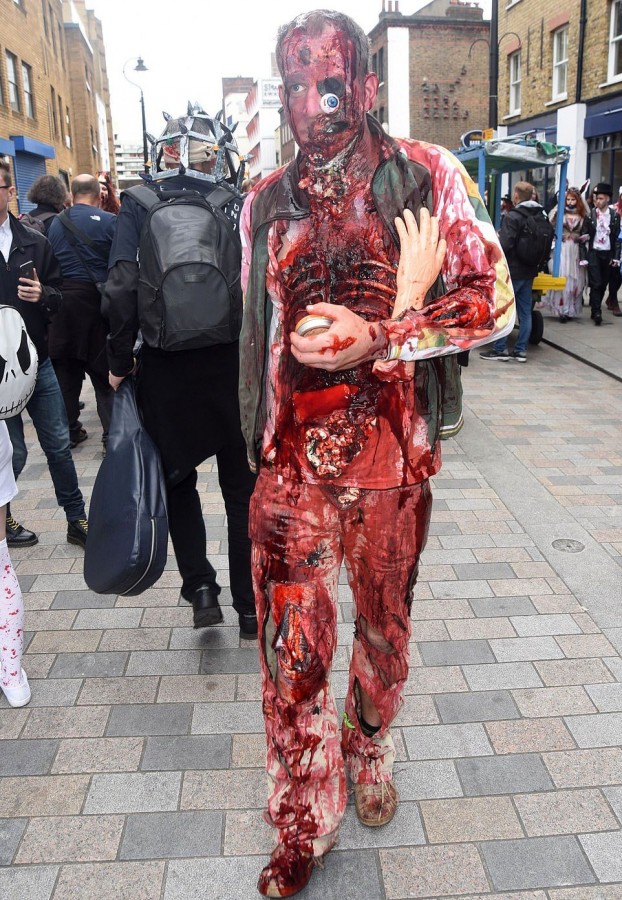 В Лондоне прошел 12-й парад в честь Всемирного дня зомби