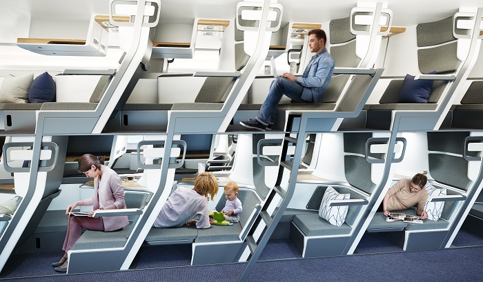 Концепт эконом-класса в самолетах, где можно выспаться