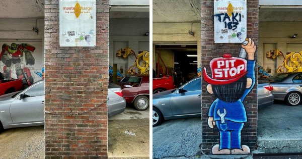 Граффити, превращающие улицы в арт-объекты