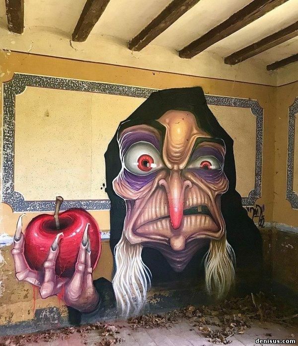 Крутые граффити от художника из Барселоны