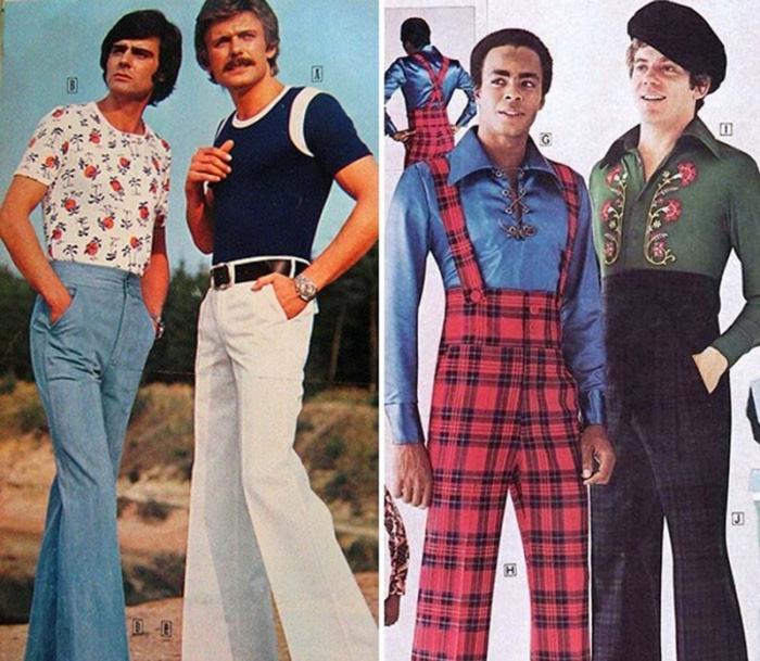 Мужская мода из 70-х