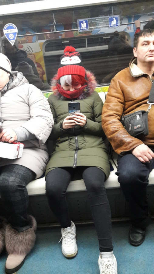 Чудаки и модники из метро